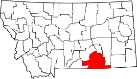 Localisation de Comté de Big Horn(Big Horn County)