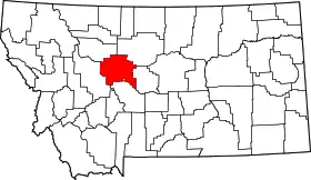 Localisation de Comté de Cascade(Cascade County)