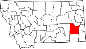 Localisation de Comté de Custer(Custer County)