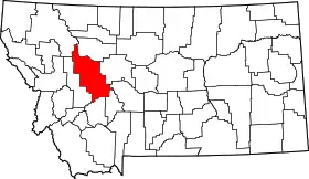 Localisation de Comté de Lewis et Clark(Lewis and Clark County)