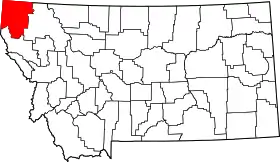 Localisation de Comté de Lincoln(Lincoln County)