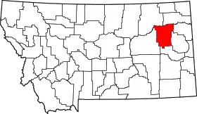 Localisation de Comté de McCone(McCone County)