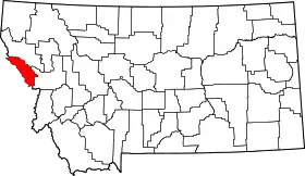 Localisation de Comté de Mineral(Mineral County)