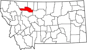 Localisation de Comté de Pondera(Pondera County)