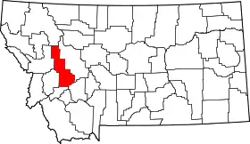 Localisation de Comté de Powell(Powell County)