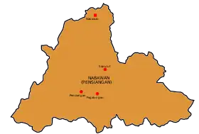 Localisation de District de Nabawan