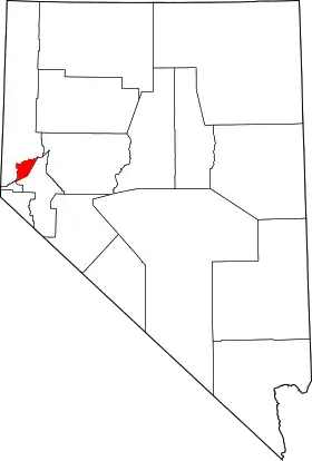 Localisation de Comté de Storey(Storey County)