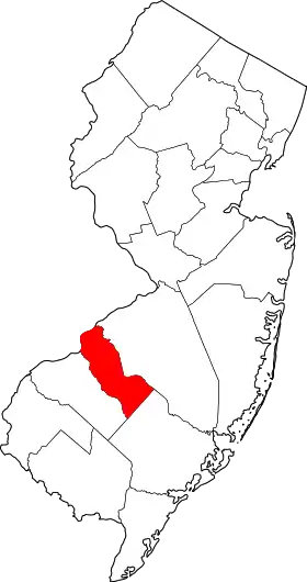 Localisation de Comté de Camden(Camden County)