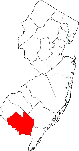 Localisation de Comté de Cumberland(Cumberland County)