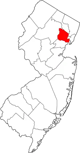 Localisation de Comté d'Essex(Essex County)