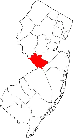 Localisation de Comté de Mercer(Mercer County)