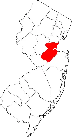 Localisation de Comté de Middlesex(Middlesex County)