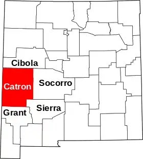 Localisation de Comté de Catron(Catron County)