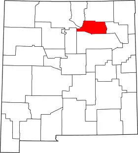 Localisation de Comté de Mora(Mora County)