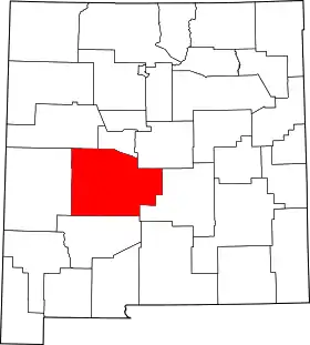 Localisation de Comté de Socorro(Socorro County)