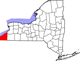 Localisation de Comté de ChautauquaChautauqua County