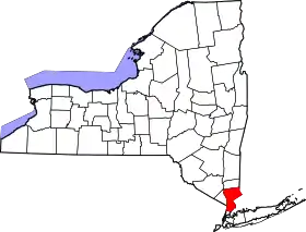 Localisation de Comté de Westchester(Westchester County)