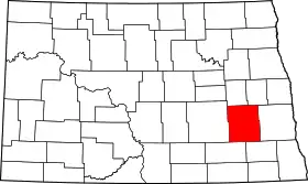 Localisation de Comté de BarnesBarnes County