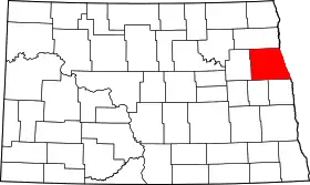 Localisation de Comté de Grand ForksGrand Forks County