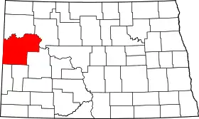 Localisation de Comté de McKenzie(McKenzie County)