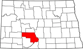 Localisation de Comté de Morton(Morton County)