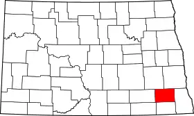 Localisation de Comté de Ransom(Ransom County)