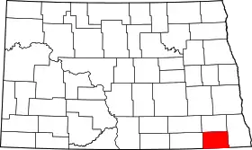 Localisation de Comté de Sargent(en) Sargent County