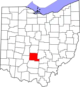 Localisation de Comté de Pickaway(Pickaway County)