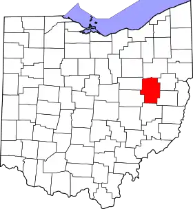Localisation de Comté de Tuscarawas(Tuscarawas County)