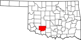Localisation de Comté de Comanche(Comanche County)