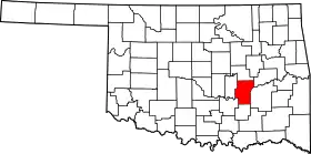 Localisation de Comté de Hughes(Hughes County)