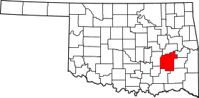 Localisation de Comté de Pittsburg(Pittsburg County)