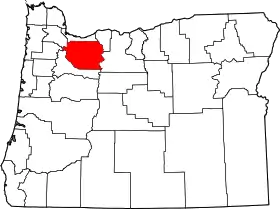 Localisation de Comté de Clackamas(Clackamas County)