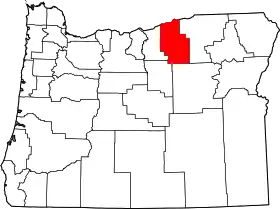 Localisation de Comté de Morrow(Morrow County)