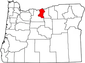 Localisation de Comté de Sherman(Sherman County)