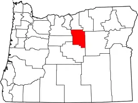 Localisation de Comté de Wheeler(Wheeler County)