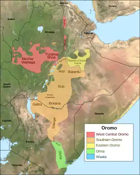 Image illustrative de l’article Oromo (langue)