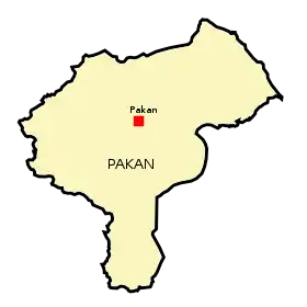 Localisation de District de Pakan