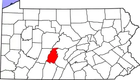 Localisation de Comté de Blair(en) Blair County