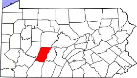 Localisation de Comté de Cambria(Cambria County)