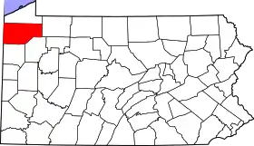 Localisation de Comté de Crawford(Crawford County)