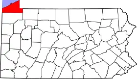 Localisation de Comté d'Érié(Erie County)