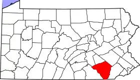Localisation de Comté de Lancaster(Lancaster County)