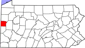 Localisation de Comté de Lawrence(Lawrence County)