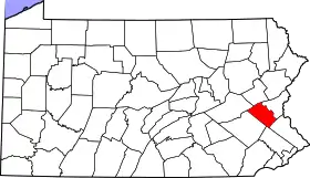 Localisation de Comté de Lehigh(Lehigh County)