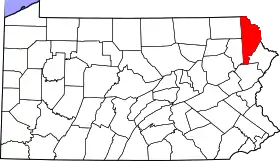 Localisation de Comté de Wayne(Wayne County)