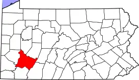 Localisation de Comté de Westmoreland(en) Westmoreland County