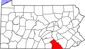 Localisation de Comté d'York(York County)