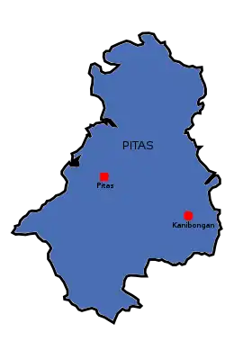 Localisation de District de Pitas