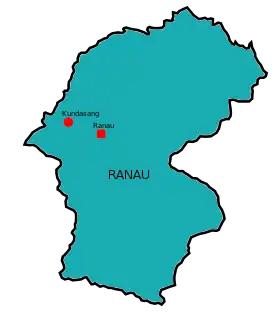 Localisation de District de Ranau